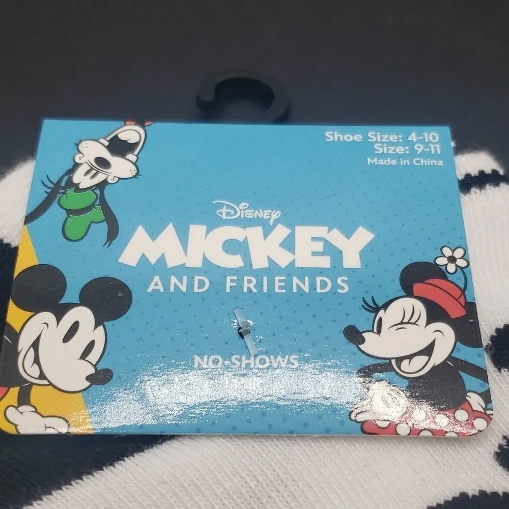 𝅺Mickey and Mouse Minnie mouse no show socks